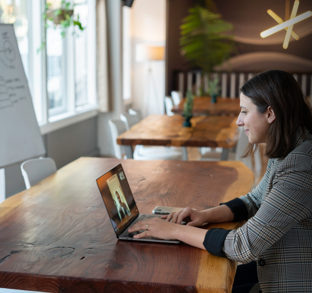 Woman in a meeting - The fractional HR partner you can depend on